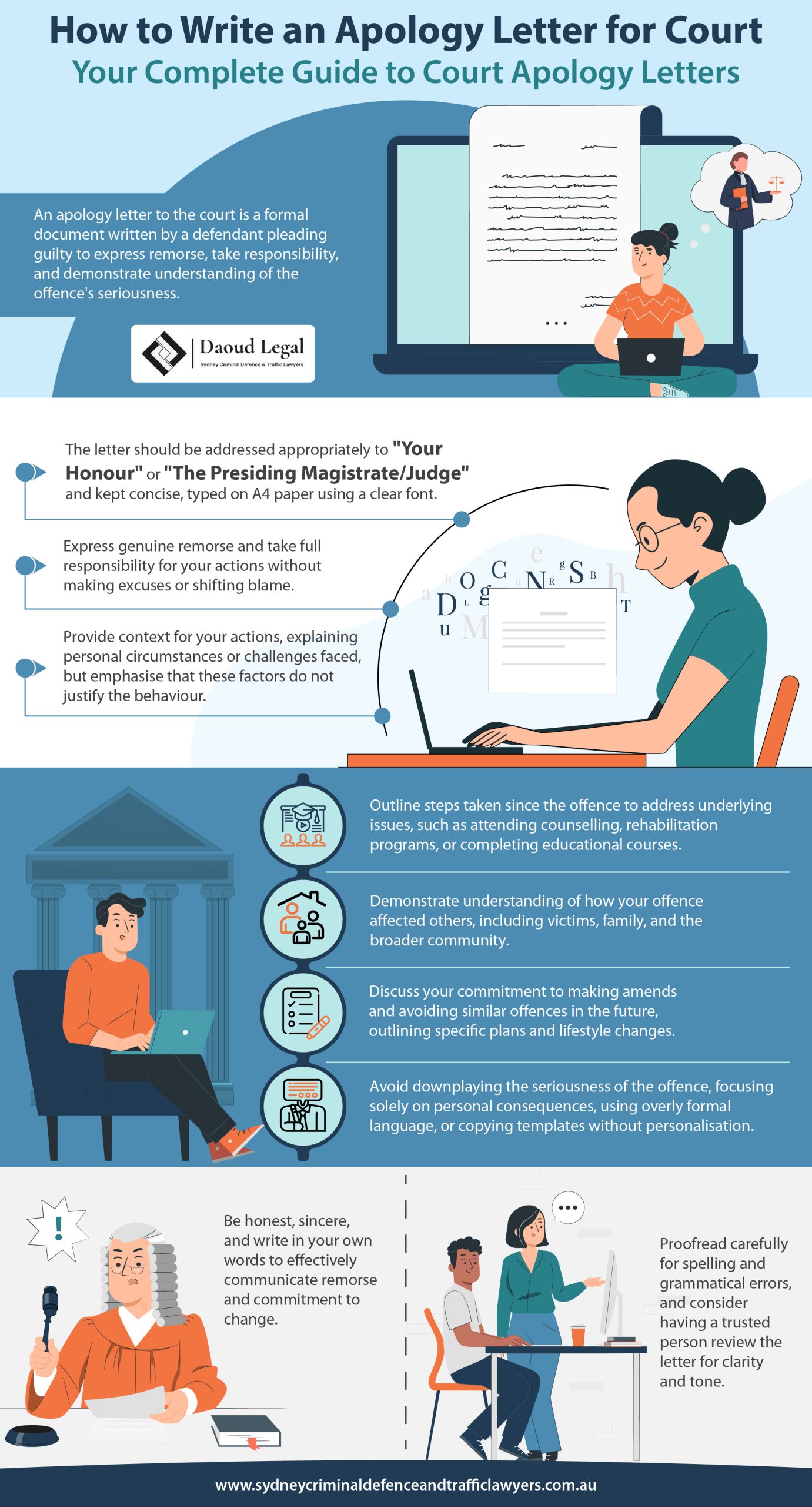 An Infographic Guide on How to Write an Apology Letter for Court An Infographic Guide on How to Write an Apology Letter for Court