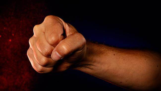 Close-up of a fist, representing physical assault and common assault charges in NSW.